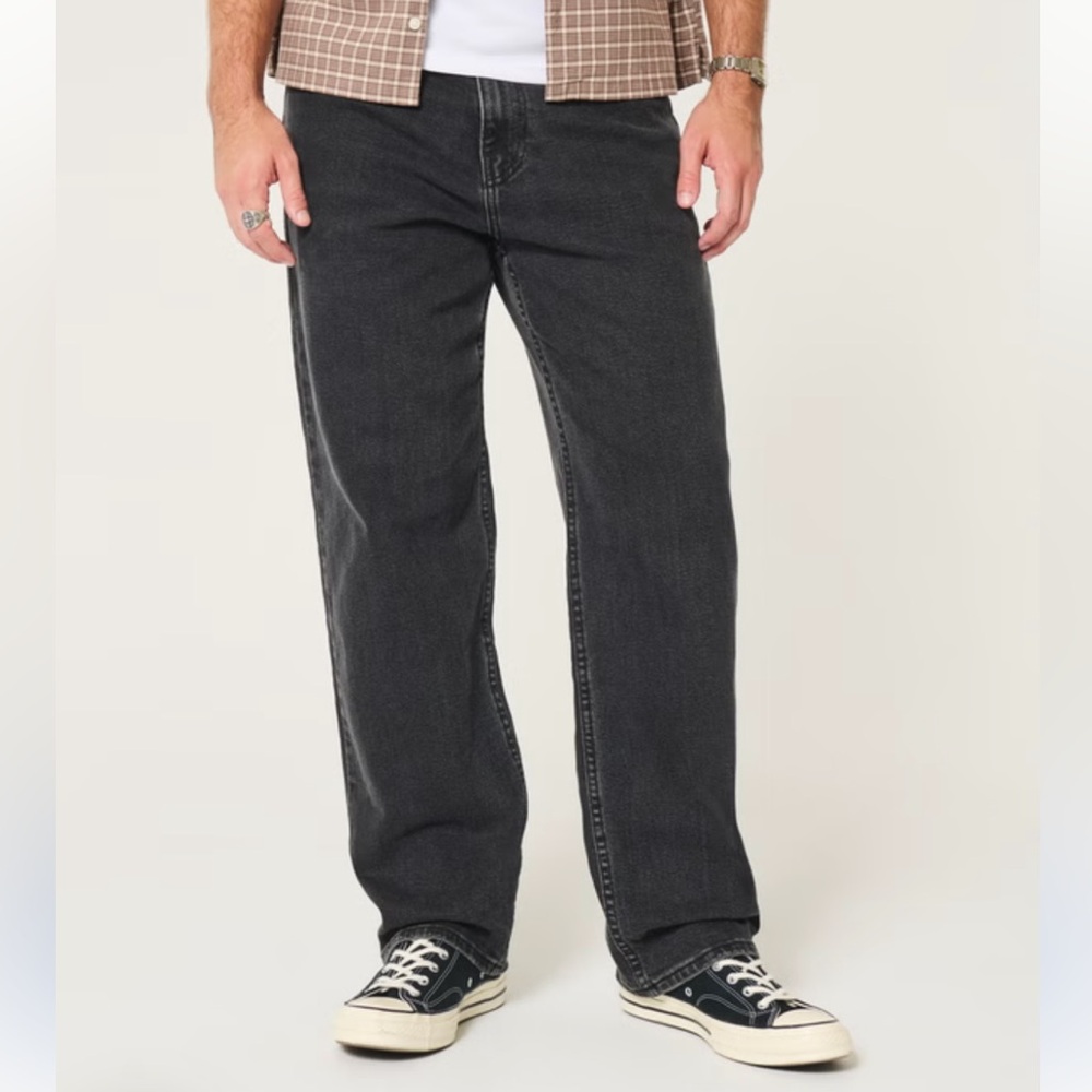 Hollister Black Baggy Jeans